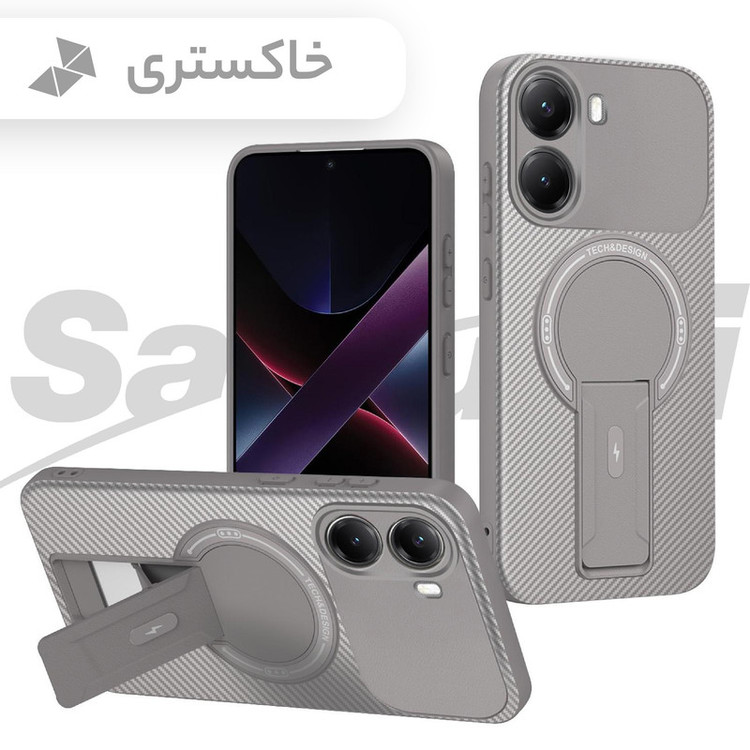 کاور سامورایی مدل Carbon Stand مناسب برای گوشی موبایل شیائومی Poco X7 Pro / Redmi Turbo 4