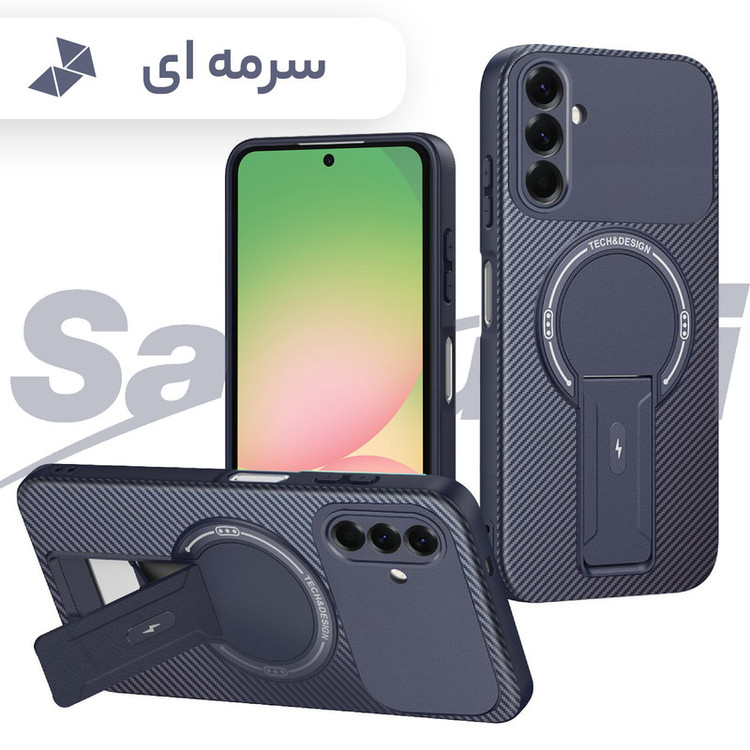 کاور سامورایی مدل Carbon Stand مناسب برای گوشی موبایل سامسونگ Galaxy A56 / A36