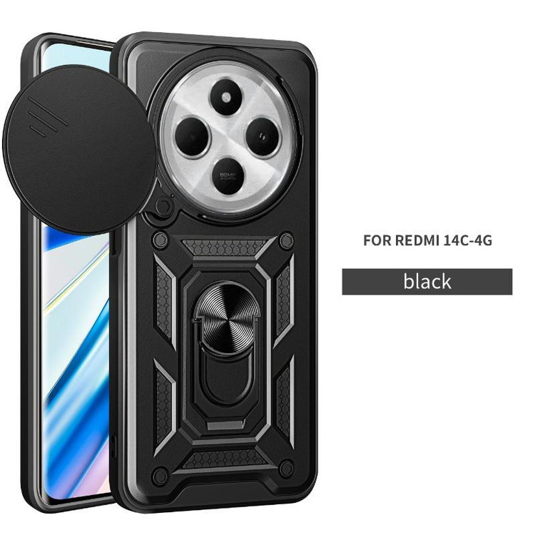 کاور اسپارتان مدل Defender Armor Apple Strap مناسب برای گوشی موبایل شیائومی Redmi 14C / Poco C75 به همراه بندآویز
