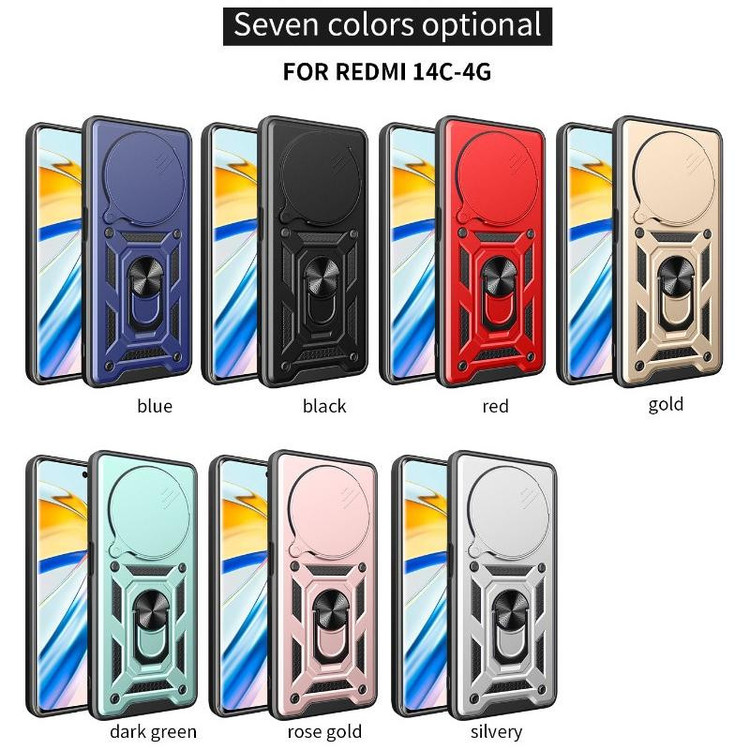 کاور اسپارتان مدل Defender Armor Apple Strap مناسب برای گوشی موبایل شیائومی Redmi 14C / Poco C75 به همراه بندآویز