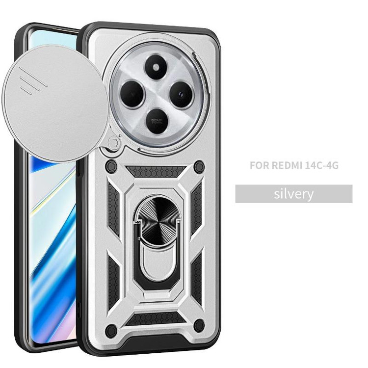 کاور اسپارتان مدل Defender Armor Apple Strap مناسب برای گوشی موبایل شیائومی Redmi 14C / Poco C75 به همراه بندآویز