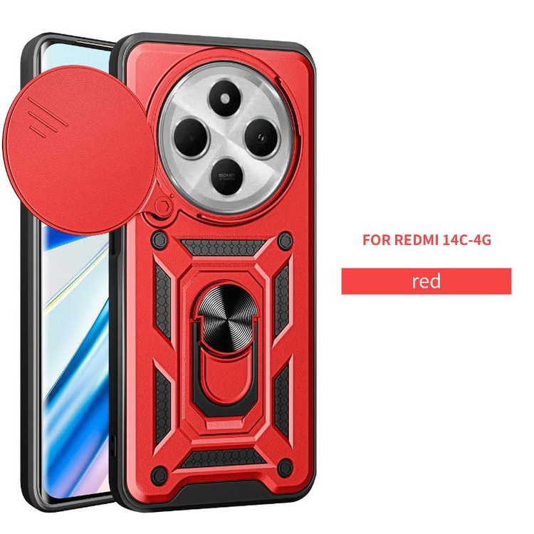 کاور اسپارتان مدل Defender Armor Apple Strap مناسب برای گوشی موبایل شیائومی Redmi 14C / Poco C75 به همراه بندآویز