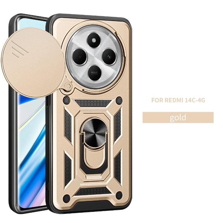 کاور اسپارتان مدل Defender Armor Apple Strap مناسب برای گوشی موبایل شیائومی Redmi 14C / Poco C75 به همراه بندآویز
