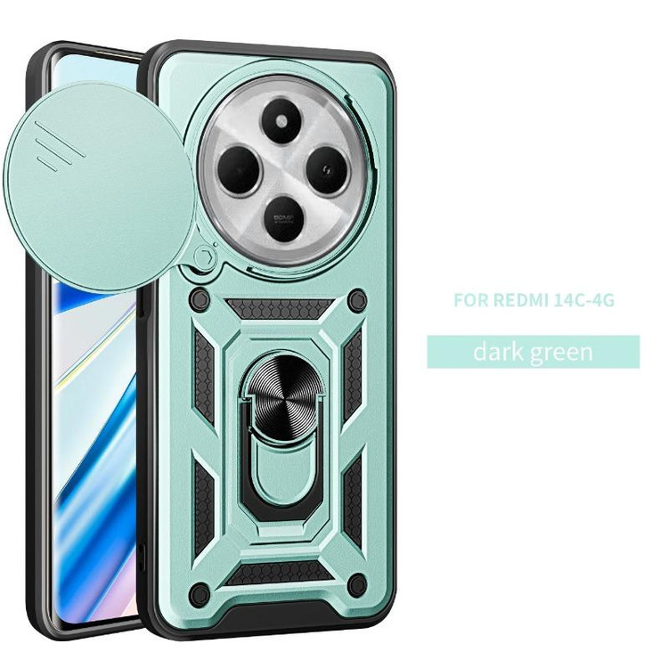 کاور اسپارتان مدل Defender Armor Apple Strap مناسب برای گوشی موبایل شیائومی Redmi 14C / Poco C75 به همراه بندآویز