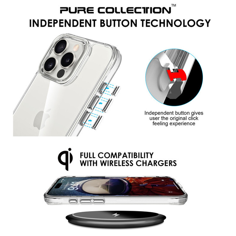 کاور سامورایی مدل PURE مناسب برای گوشی موبایل اپل iPhone 16 Pro