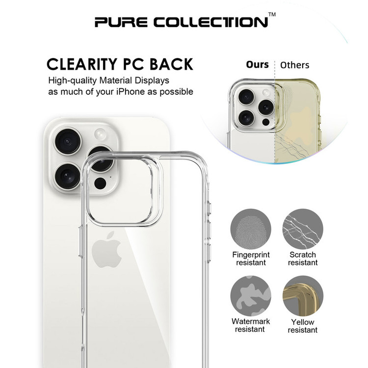 کاور سامورایی مدل PURE مناسب برای گوشی موبایل اپل iPhone 16 Pro