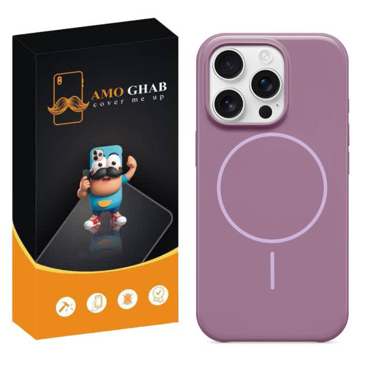 کاور عمو قاب مدل سیلیکونی پاک کنی مگ سیف دار مناسب برای گوشی موبایل اپل iPhone 12 / iPhone 12 Pro