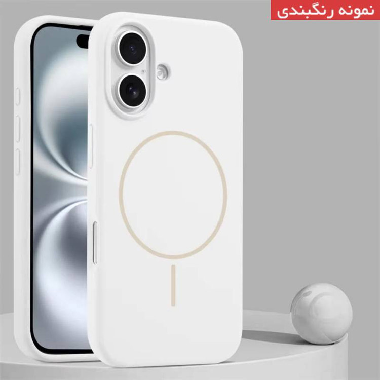 کاور عمو قاب مدل سیلیکونی پاک کنی مگ سیف دار مناسب برای گوشی موبایل اپل iPhone 12 / iPhone 12 Pro