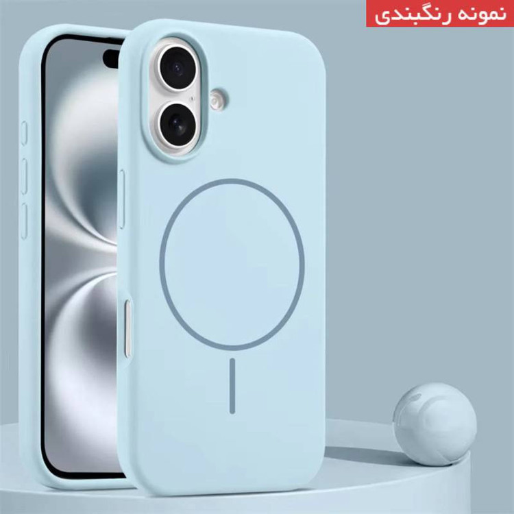 کاور عمو قاب مدل سیلیکونی پاک کنی مگ سیف دار مناسب برای گوشی موبایل اپل iPhone 12 / iPhone 12 Pro