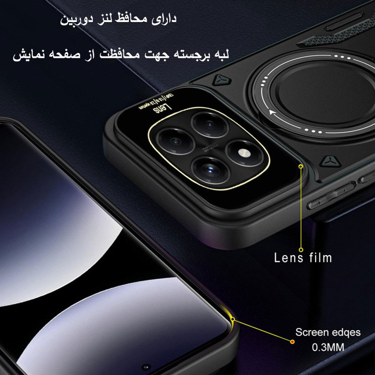 کاور بادی قاب مدل Camshield_Note 14 pro مناسب برای گوشی موبایل شیائومی Redmi Note 14 Pro 4G / Redmi Note 14 Pro
