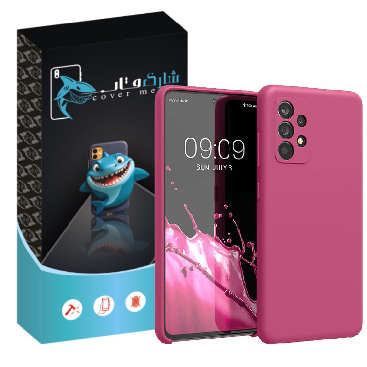 کاور شارک قاب مدل سیلیکونی پاک کنی مناسب برای گوشی موبایل سامسونگ Galaxy A53 / A53 5G