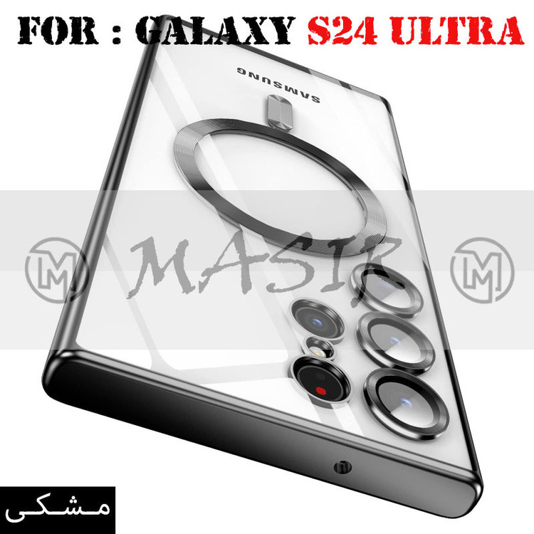 کاور مسیر مدل Magsafe Case With Lens Protector مناسب برای گوشی موبایل سامسونگ Galaxy S24 Ultra