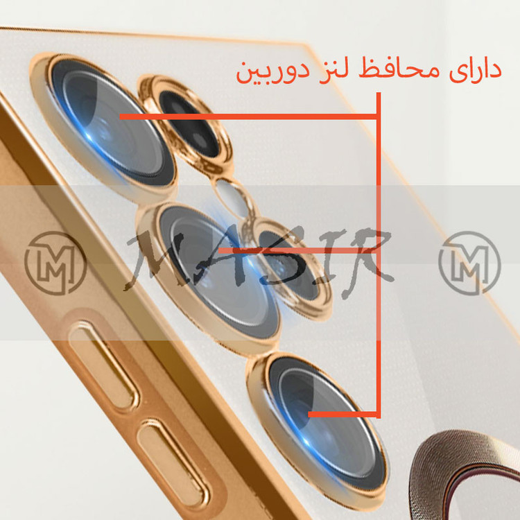 کاور مسیر مدل Magsafe Case With Lens Protector مناسب برای گوشی موبایل سامسونگ Galaxy S24 Ultra