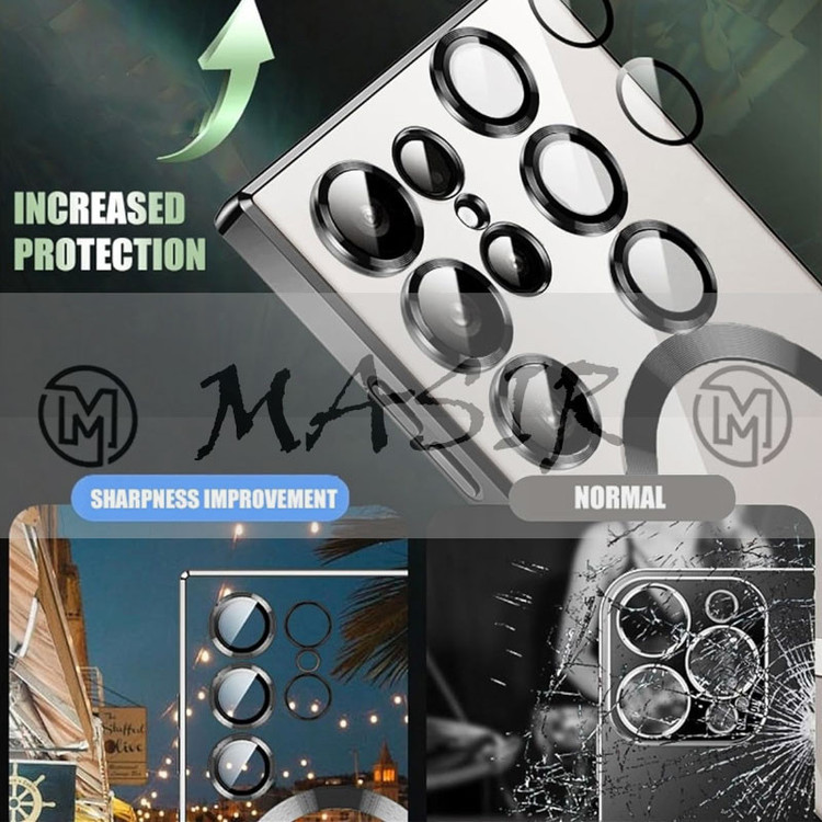 کاور مسیر مدل Magsafe Case With Lens Protector مناسب برای گوشی موبایل سامسونگ Galaxy S24 Ultra