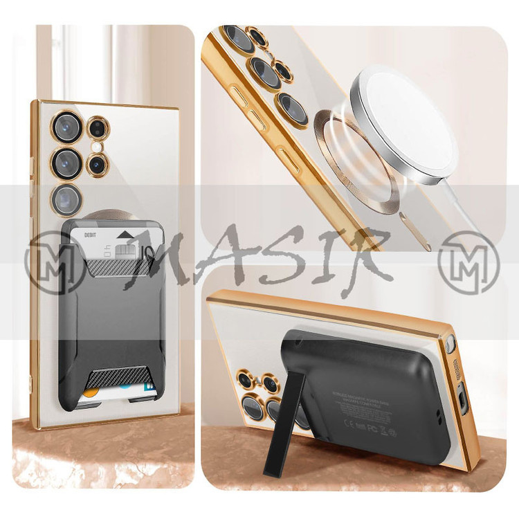 کاور مسیر مدل Magsafe Case With Lens Protector مناسب برای گوشی موبایل سامسونگ Galaxy S24 Ultra