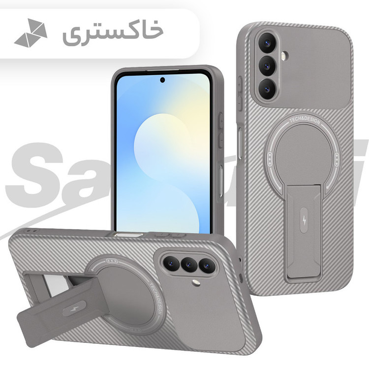 کاور سامورایی مدل Carbon Stand مناسب برای گوشی موبایل سامسونگ Galaxy S25 FE