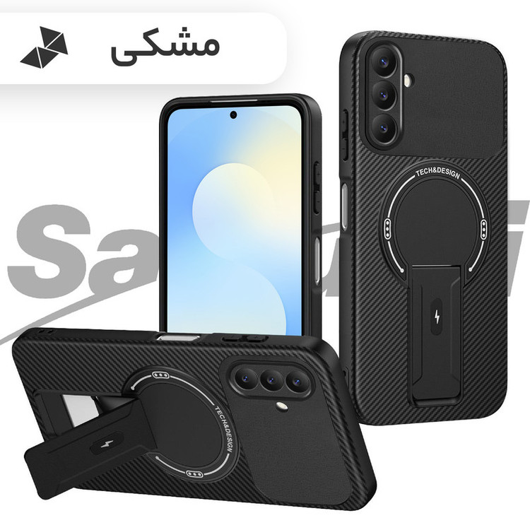 کاور سامورایی مدل Carbon Stand مناسب برای گوشی موبایل سامسونگ Galaxy S25 FE
