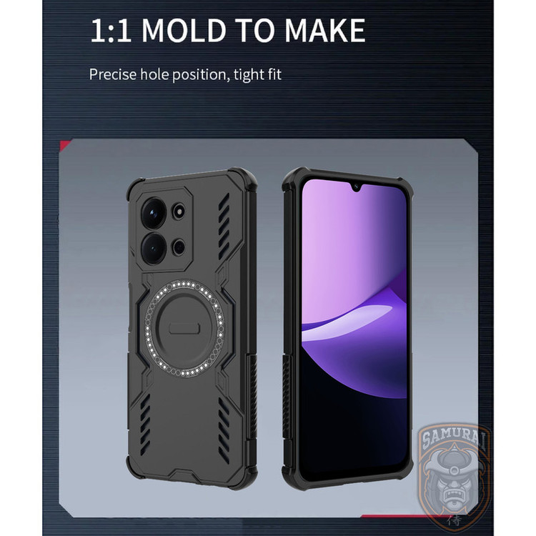 کاور سامورایی مدل Hunter مناسب برای گوشی موبایل شیائومی Redmi 15C 4G