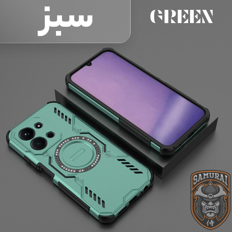 کاور سامورایی مدل Hunter مناسب برای گوشی موبایل شیائومی Redmi 15C 4G