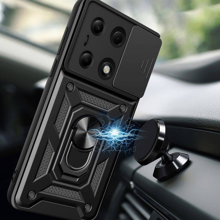 کاور اسپارتان مدل Defender Armor Strap مناسب برای گوشی موبایل شیائومی Redmi Note 13 Pro 4G به همراه بندآویز