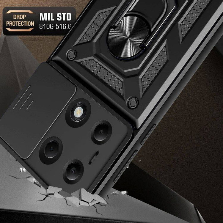 کاور اسپارتان مدل Defender Armor Strap مناسب برای گوشی موبایل شیائومی Redmi Note 13 Pro 4G به همراه بندآویز