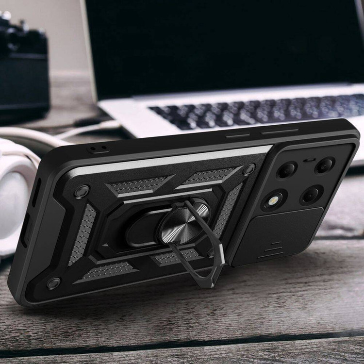 کاور اسپارتان مدل Defender Armor Strap مناسب برای گوشی موبایل شیائومی Redmi Note 13 Pro 4G به همراه بندآویز