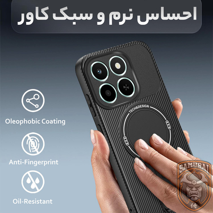 کاور سامورایی مدل Carbon Stand مناسب برای گوشی موبایل آنر X6c 4G