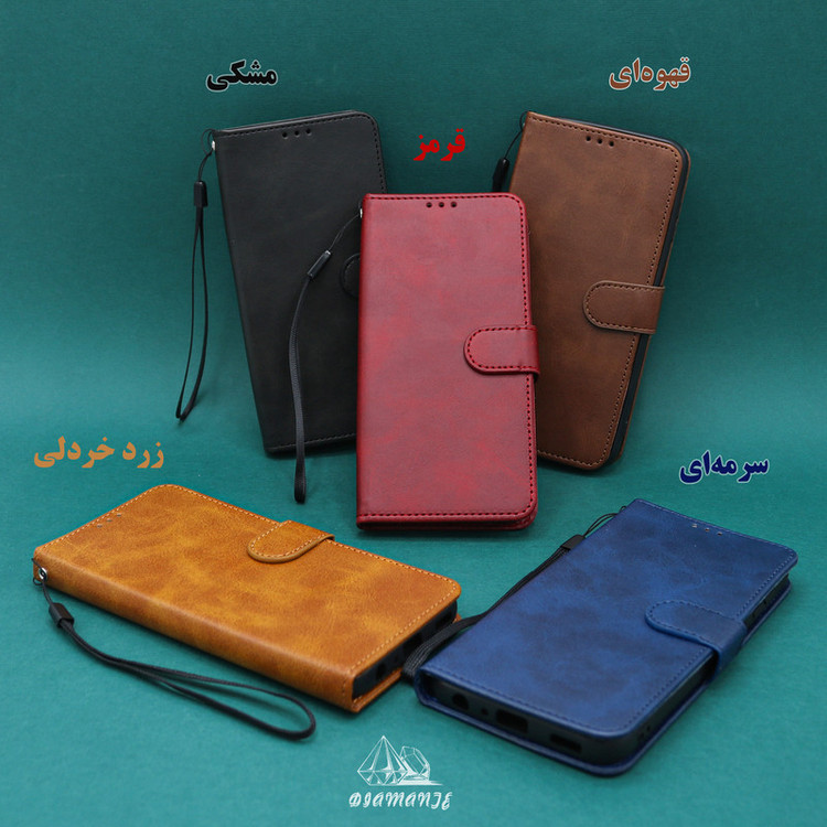 کیف کلاسوری دیامانته مدل Mortand Bk مناسب برای گوشی موبایل شیائومی Redmi Note 15 4G به همراه بندآویز