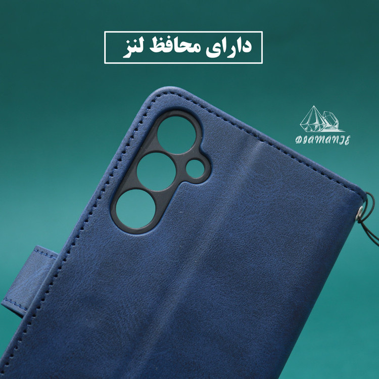 کیف کلاسوری دیامانته مدل Mortand Bk مناسب برای گوشی موبایل شیائومی Redmi Note 15 4G به همراه بندآویز