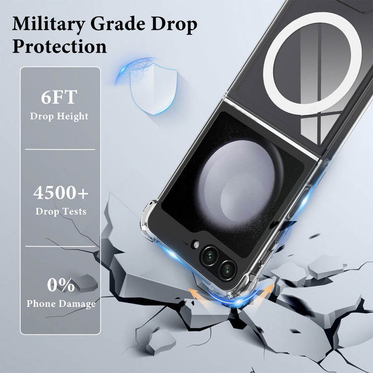 کاور والکری مدل Clear Magsafe Magnetic مناسب برای گوشی موبایل سامسونگ Galaxy Z Flip 5