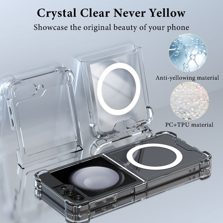 کاور والکری مدل Clear Magsafe Magnetic مناسب برای گوشی موبایل سامسونگ Galaxy Z Flip 5