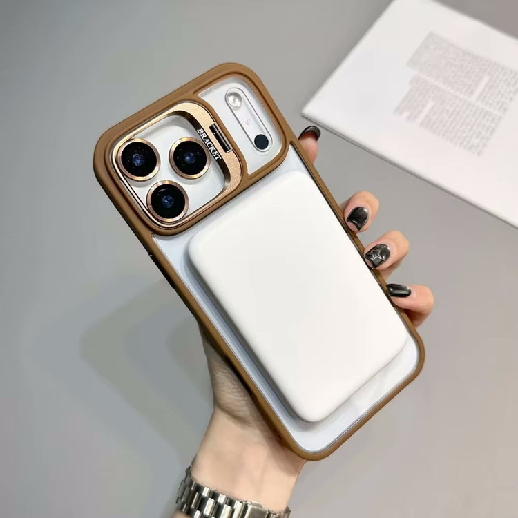 کاور بادیگارد مدل Bracket مناسب برای گوشی موبایل اپل iPhone 17 Pro Max به همراه محافظ لنز