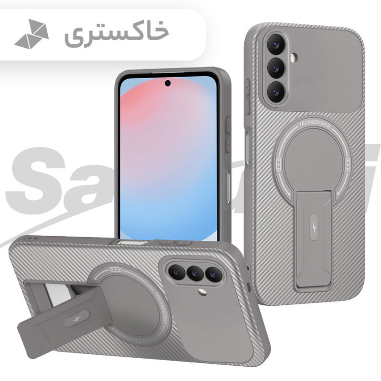 کاور سامورایی مدل Carbon Stand مناسب برای گوشی موبایل سامسونگ Galaxy S24 FE