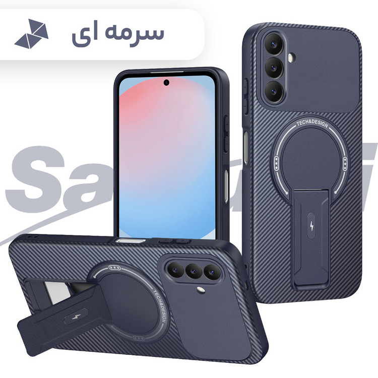 کاور سامورایی مدل Carbon Stand مناسب برای گوشی موبایل سامسونگ Galaxy S24 FE