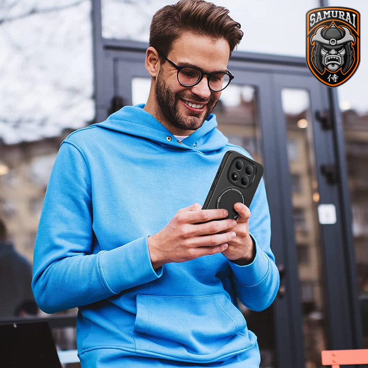 کاور سامورایی مدل Carbon Stand مناسب برای گوشی موبایل شیائومی Redmi Note 15 Pro 5G