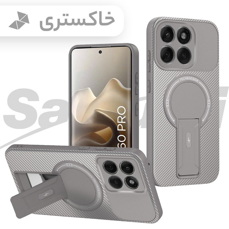کاور سامورایی مدل Carbon Stand مناسب برای گوشی موبایل موتورولا Edge 60 Pro