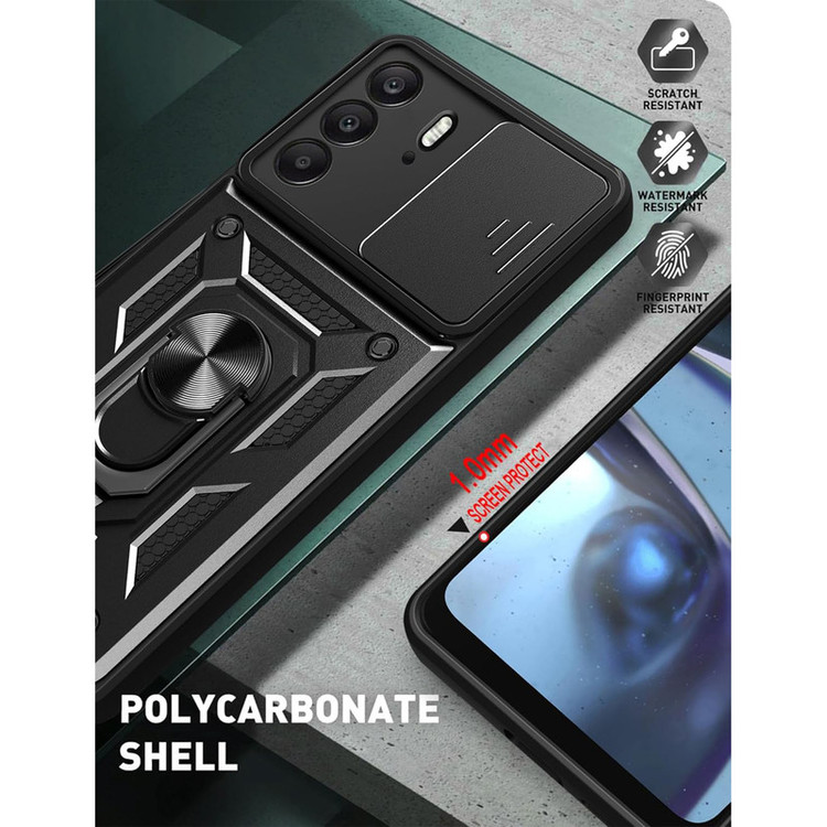 کاور اسپارتان مدل Defender Armor Strap مناسب برای گوشی موبایل ریلمی Realme C75 به همراه بندآویز
