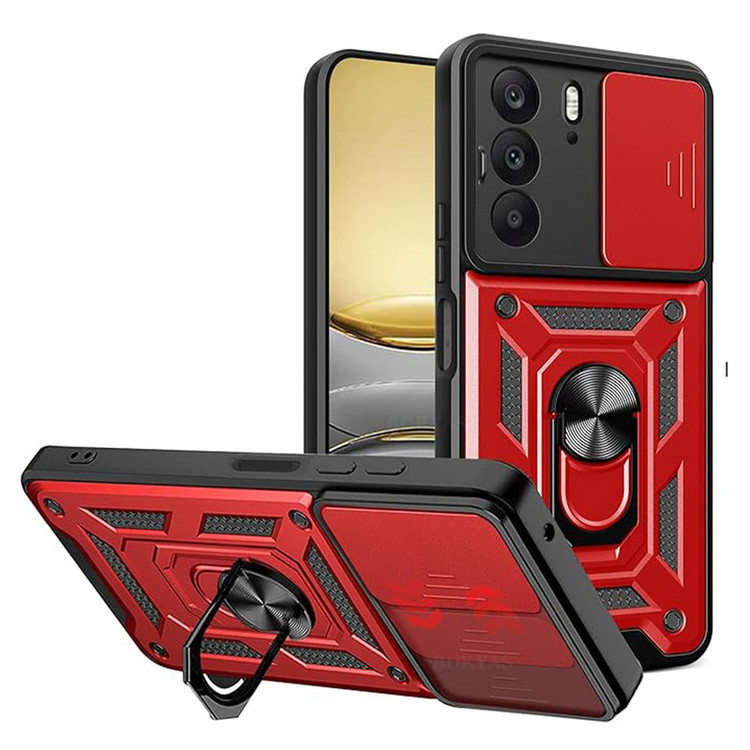 کاور اسپارتان مدل Defender Armor Strap مناسب برای گوشی موبایل ریلمی Realme C75 به همراه بندآویز