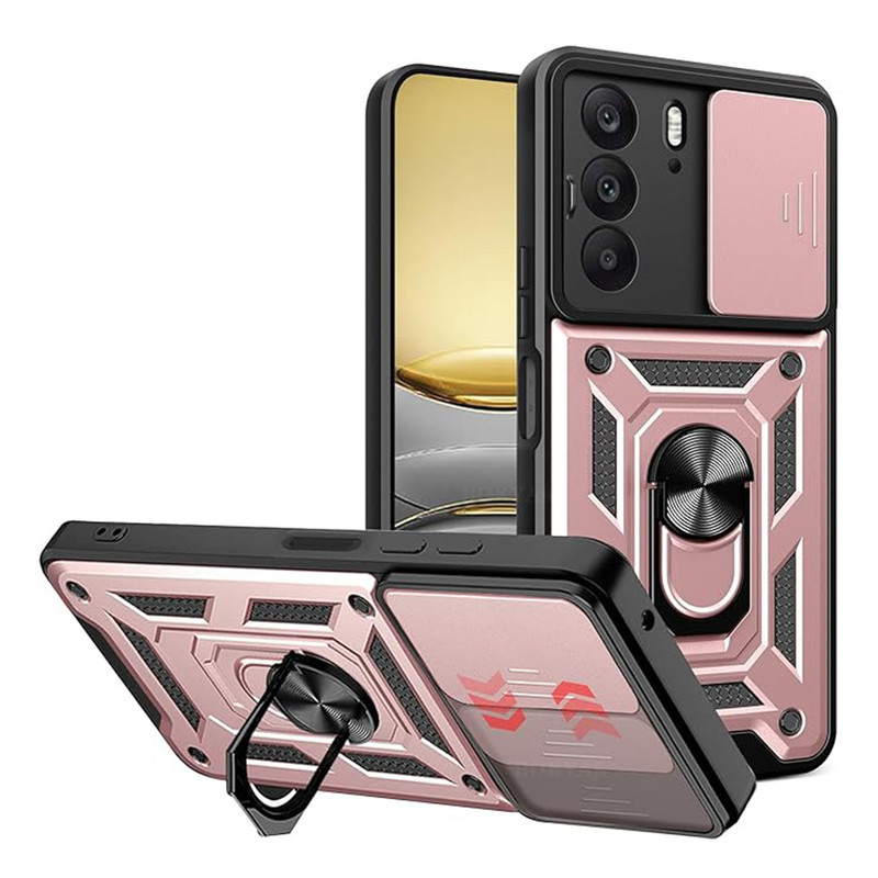 کاور اسپارتان مدل Defender Armor Strap مناسب برای گوشی موبایل ریلمی Realme C75 به همراه بندآویز