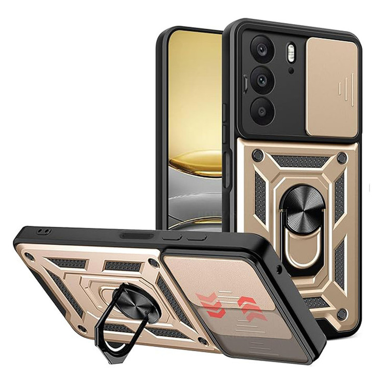 کاور اسپارتان مدل Defender Armor Strap مناسب برای گوشی موبایل ریلمی Realme C75 به همراه بندآویز
