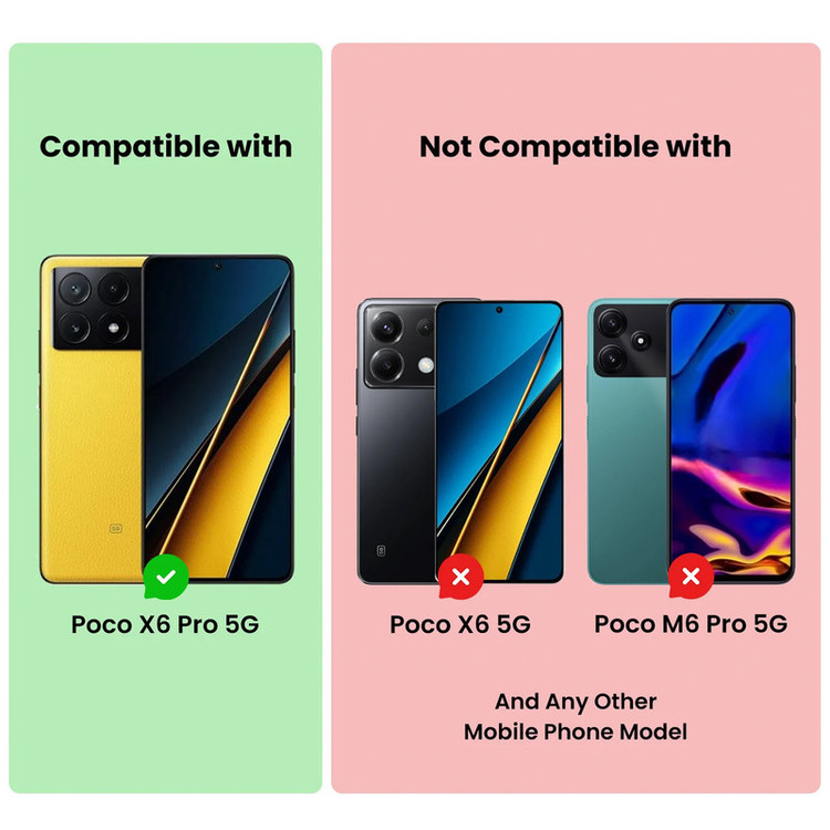 کاور سامورایی مدل Specter مناسب برای گوشی موبایل شیائومی Poco X6 Pro