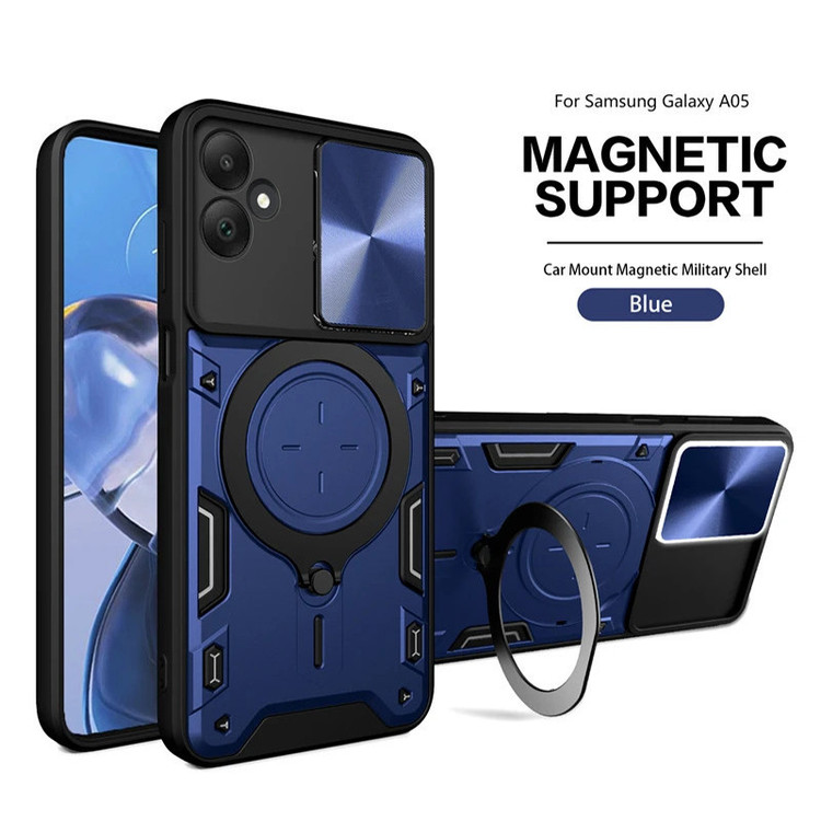 کاور اسپارتان مدل Magnet Ring Strap مناسب برای گوشی موبایل سامسونگ Galaxy A06 به همراه بند آویز