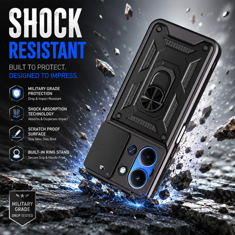 کاور گاردتک اساک مدل Defender Armor مناسب برای گوشی موبایل شیائومی Redmi 15C
