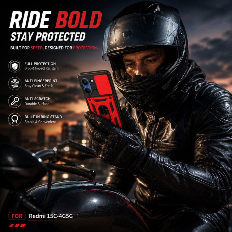 کاور گاردتک اساک مدل Defender Armor مناسب برای گوشی موبایل شیائومی Redmi 15C