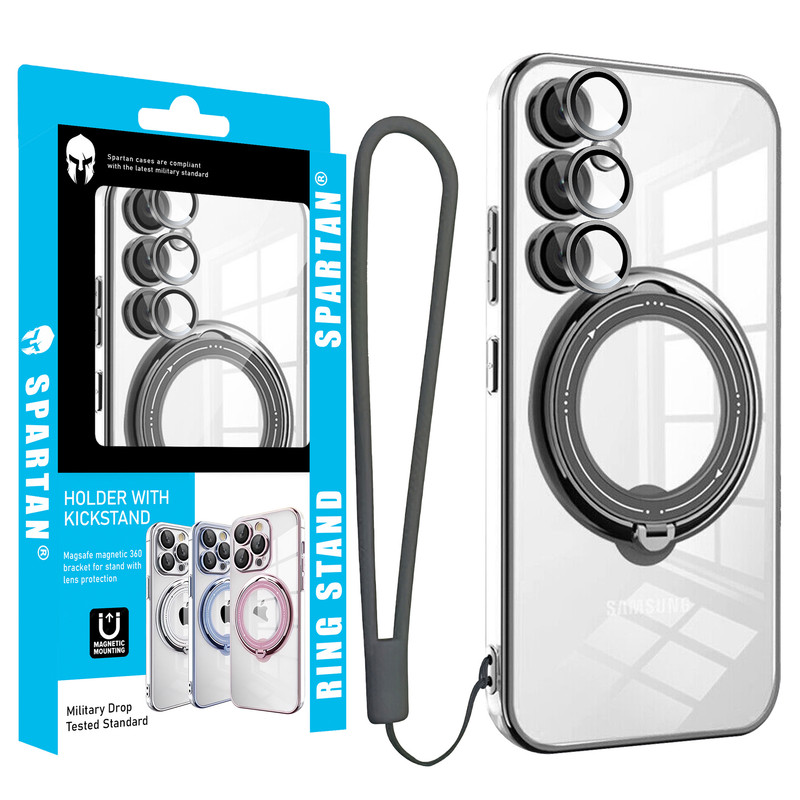 کاور اسپارتان مدل Ring Stand Strap مناسب برای گوشی موبایل سامسونگ Galaxy A16 4G / A16 5Gبه همراه بند