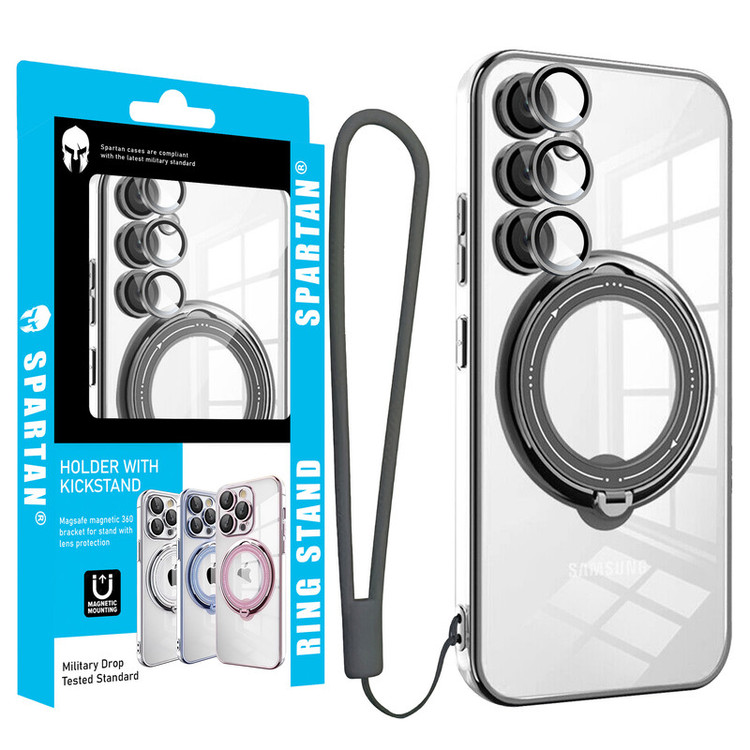 کاور اسپارتان مدل Ring Stand Strap مناسب برای گوشی موبایل سامسونگ Galaxy A16 4G / A16 5Gبه همراه بند
