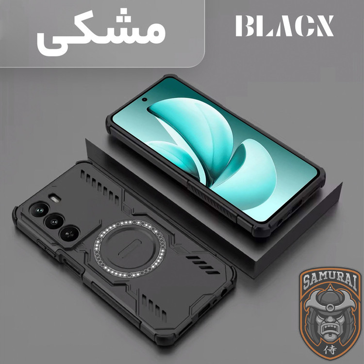 کاور سامورایی مدل Hunter مناسب برای گوشی موبایل ریلمی C71 / ریلمی C75 / ریلمی Narzo 80 Lite 5G