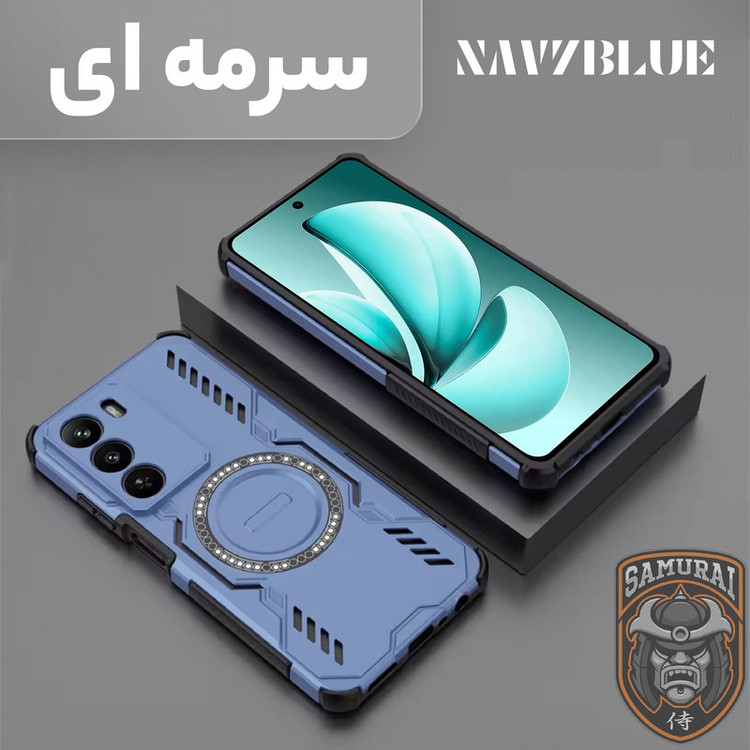 کاور سامورایی مدل Hunter مناسب برای گوشی موبایل ریلمی C71 / ریلمی C75 / ریلمی Narzo 80 Lite 5G