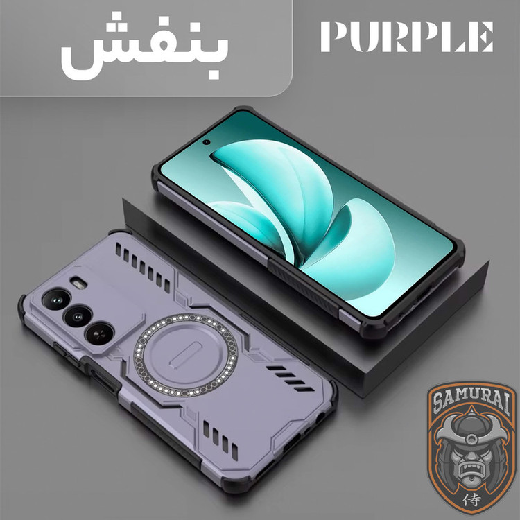 کاور سامورایی مدل Hunter مناسب برای گوشی موبایل ریلمی C71 / ریلمی C75 / ریلمی Narzo 80 Lite 5G