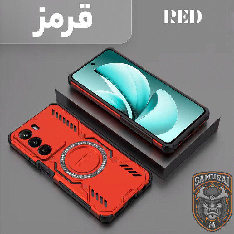 کاور سامورایی مدل Hunter مناسب برای گوشی موبایل ریلمی C71 / ریلمی C75 / ریلمی Narzo 80 Lite 5G